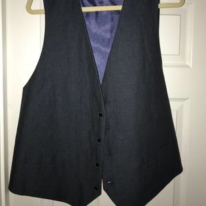 XL Tommy Hilfigur Vest - grey w/fine pinstripes
